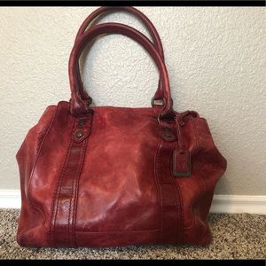 Frye Melissa Washed Leather Tote